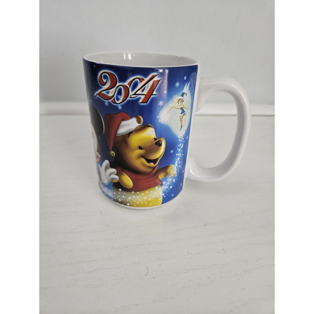 2004 Authentic Disney‎ Store Exclusive Winnie Pooh & Friends 16 oz. Ceramic Mug